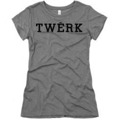 Ladies Slim Fit Super Soft Triblend Tee