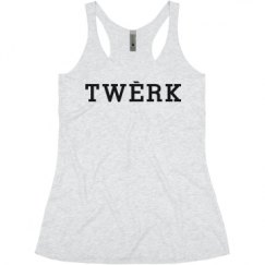 Ladies Slim Fit Super Soft Racerback Triblend Tank