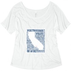 Ladies Flowy Slouchy Tee