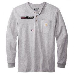 Unisex Carhartt Long Sleeve Henley Tee