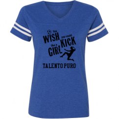 Ladies Relaxed Fit Vintage Sports Tee