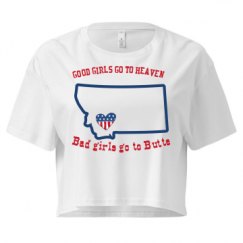 Ladies Festival Cali Crop Top Tee