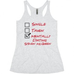 Ladies Slim Fit Super Soft Racerback Triblend Tank