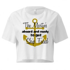 Ladies Festival Cali Crop Top Tee