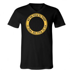 Unisex V-Neck Jersey Tee