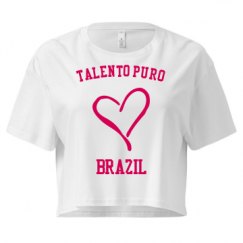 Ladies Festival Cali Crop Top Tee