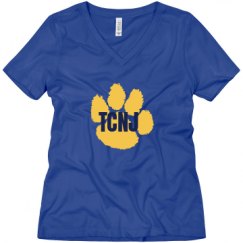 Ladies Relaxed Fit V-Neck Tee