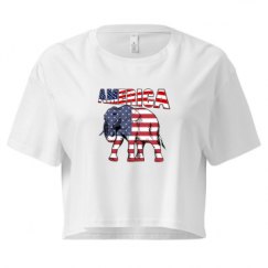 Ladies Festival Cali Crop Top Tee