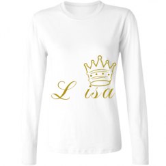 Ladies Relaxed Fit Basic Long Sleeve Tee