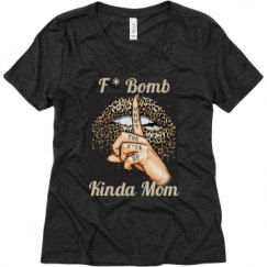 Ladies Relaxed Fit Super Soft Triblend V-Neck Tee