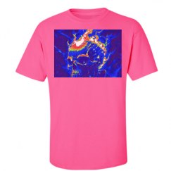 Unisex Ultra Cotton Safety Neon Crewneck Tee