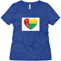 Ladies Relaxed Fit V-Neck Tee