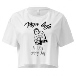 Ladies Festival Cali Crop Top Tee