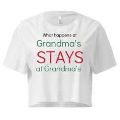 Ladies Festival Cali Crop Top Tee