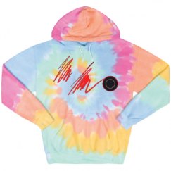 Unisex Tie-Dye Fleece Hoodie