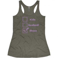 Ladies Slim Fit Super Soft Racerback Triblend Tank