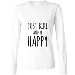 Ladies Relaxed Fit Basic Long Sleeve Tee