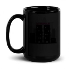 15oz Black Glossy Mug