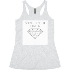 Ladies Slim Fit Super Soft Racerback Triblend Tank