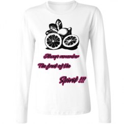 Ladies Relaxed Fit Basic Long Sleeve Tee