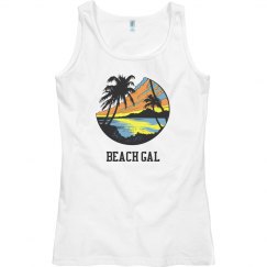 beach gal tank top