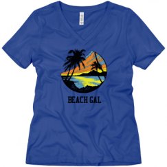 Ladies Relaxed Fit V-Neck Tee