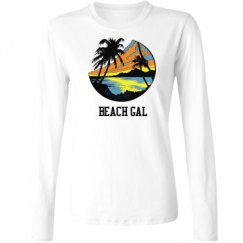 Ladies Relaxed Fit Basic Long Sleeve Tee