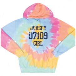 Unisex Tie-Dye Fleece Hoodie