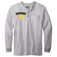 Unisex Carhartt Long Sleeve Henley Tee