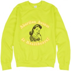 Unisex Neon Crewneck Sweatshirt