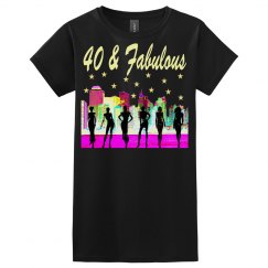 40 AND FABULOUS NYC DIVA TSHIRT