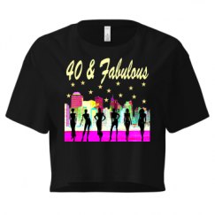 Ladies Festival Cali Crop Top Tee