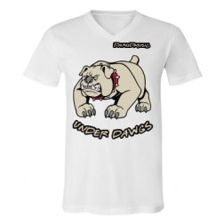 Unisex V-Neck Jersey Tee