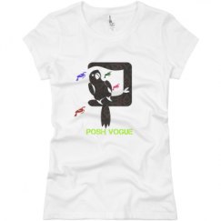 Ladies Slim Fit Basic Promo Jersey Tee