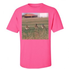 Unisex Ultra Cotton Safety Neon Crewneck Tee