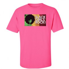 Unisex Ultra Cotton Safety Neon Crewneck Tee