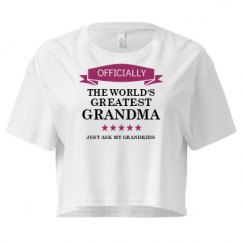 Ladies Festival Cali Crop Top Tee