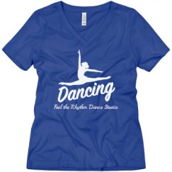 Ladies Relaxed Fit V-Neck Tee