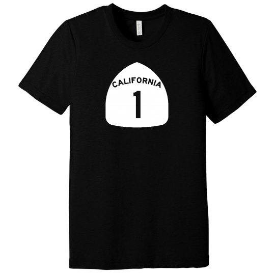 CA Highway 1 s/s - white ink