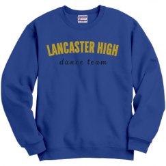 Unisex Film and Foil Crewneck Sweatshirt