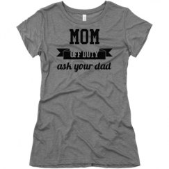 Ladies Slim Fit Super Soft Triblend Tee