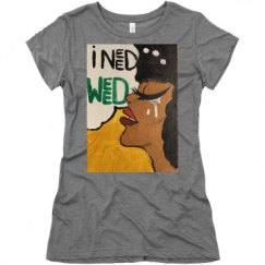 Ladies Slim Fit Super Soft Triblend Tee