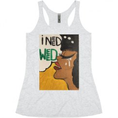 Ladies Slim Fit Super Soft Racerback Triblend Tank