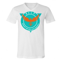 Unisex V-Neck Jersey Tee