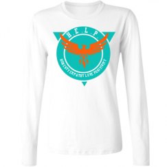 Ladies Relaxed Fit Basic Long Sleeve Tee
