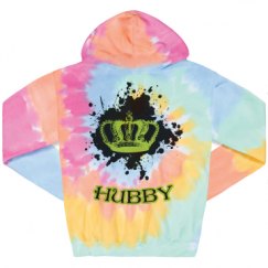 Unisex Tie-Dye Fleece Hoodie