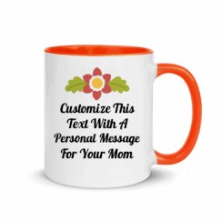 11oz Ceramic Mug with Color Inside