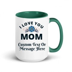 15oz Ceramic Mug with Color Inside