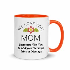 11oz Ceramic Mug with Color Inside