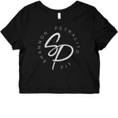 Ladies Slim Fit Crop Top Tee